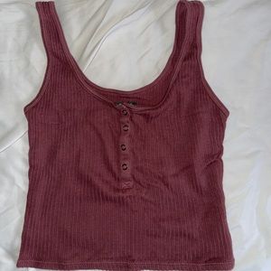 BUTTONED TANK TOP